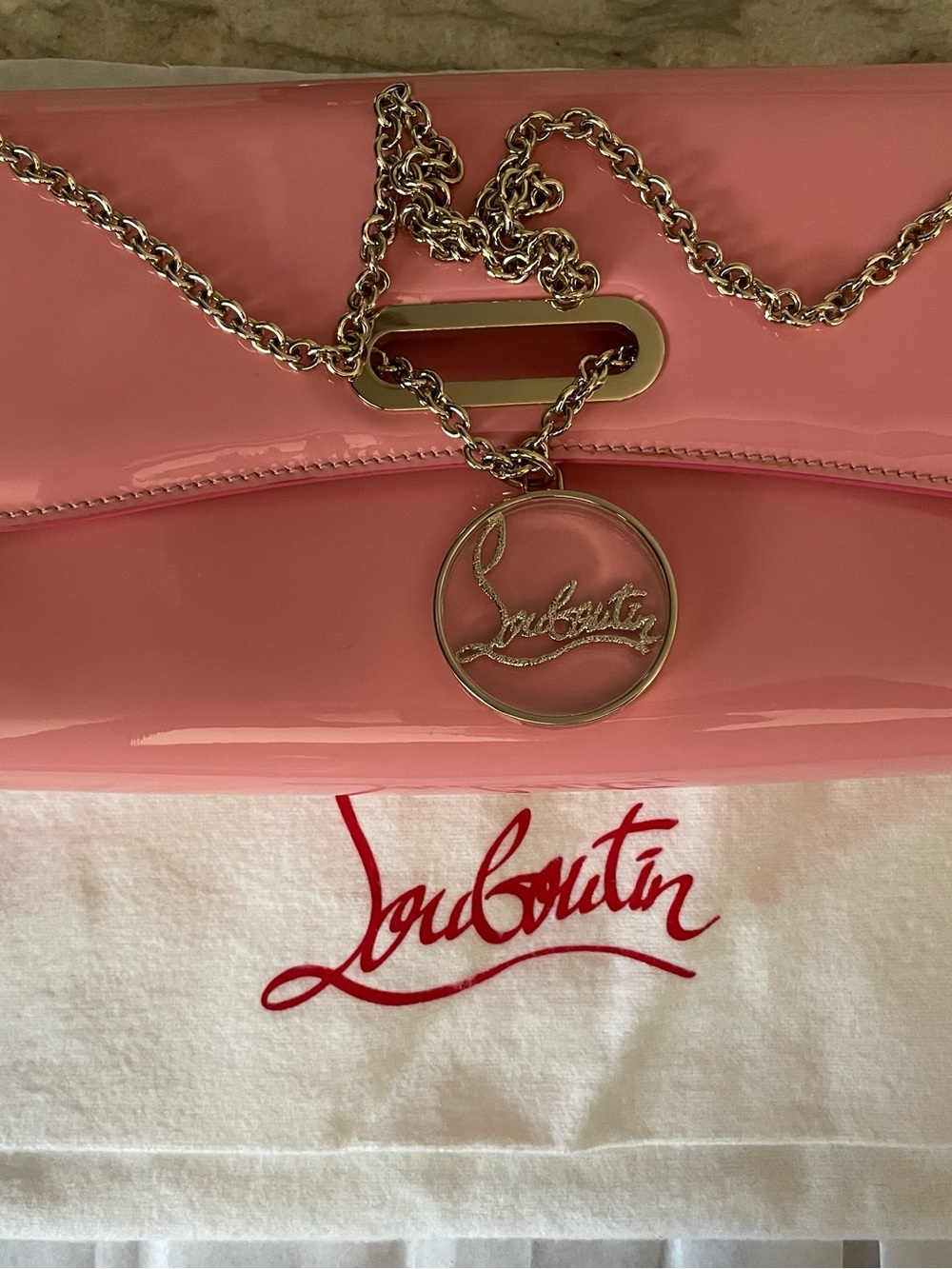 Christian Louboutin Pink Calf Riviera